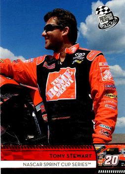 2009 Press Pass - Red #8 Tony Stewart Front