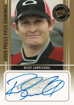 2009 Press Pass - Signings Gold #NNO Ricky Carmichael Front