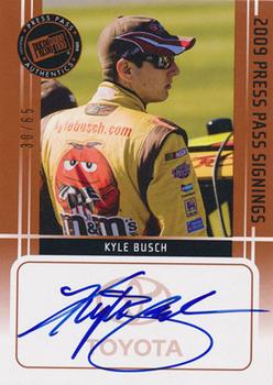 2009 Press Pass - Signings Bronze #NNO Kyle Busch Front