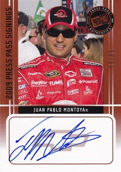 2009 Press Pass - Signings Bronze #NNO Juan Pablo Montoya Front