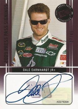 2009 Press Pass - Signings Purple #NNO Dale Earnhardt Jr. Front