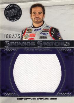 2009 Press Pass - Sponsor Swatches #SS-JJ Jimmie Johnson Front
