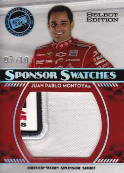 2009 Press Pass - Sponsor Swatches Select #SS-JPM Juan Pablo Montoya Front