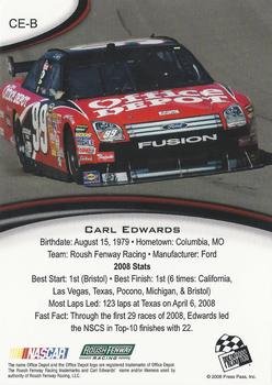 2009 Press Pass - Target #CE-B Carl Edwards Back