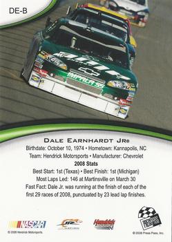 2009 Press Pass - Target #DE-B Dale Earnhardt Jr. Back