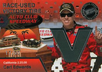 2009 Press Pass - Target Victory Tires #CE-TT Carl Edwards/California Feb.25 Front
