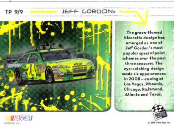 2009 Press Pass - Tradin' Paint #TP 9 Jeff Gordon Back