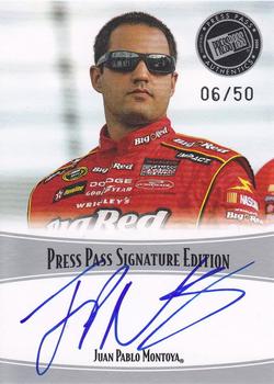 2009 Press Pass - Wal-Mart Signature Edition #NNO Juan Pablo Montoya Front