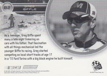 2009 Press Pass Eclipse - Black and White #82 Greg Biffle Back