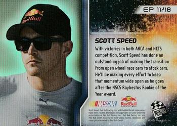 2009 Press Pass Eclipse - Ecliptic Path #EP 11 Scott Speed Back