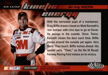 2009 Wheels Element - Kinetic Energy #KE 11 Greg Biffle Back