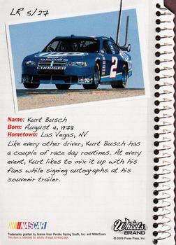 2009 Wheels Element - Lab Report #LR 5 Kurt Busch Back