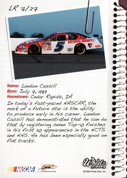 2009 Wheels Element - Lab Report #LR 7 Landon Cassill Back