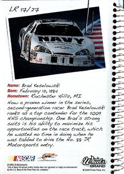 2009 Wheels Element - Lab Report #LR 17 Brad Keselowski Back
