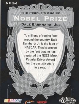 2009 Wheels Element - Nobel Prize #NP 2 Dale Earnhardt Jr. Back