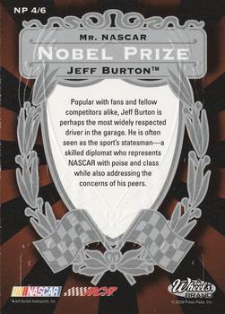 2009 Wheels Element - Nobel Prize #NP 4 Jeff Burton Back