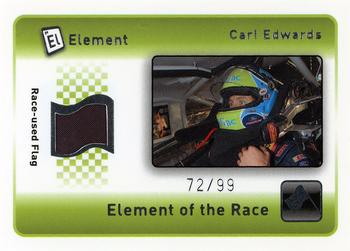 2009 Wheels Element - Elements of the Race Black Flag #ERB-CE Carl Edwards Front