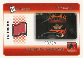 2009 Wheels Element - Elements of the Race Red Flag #ERR-JG Jeff Gordon Front