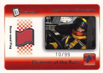 2009 Wheels Element - Elements of the Race Red Flag #ERR-JM Juan Pablo Montoya Front