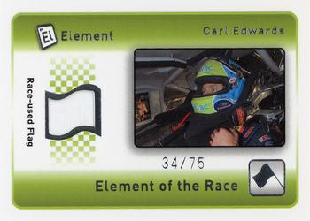 2009 Wheels Element - Elements of the Race White Flag #ERW-CE Carl Edwards Front