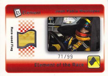 2009 Wheels Element - Elements of the Race Yellow Flag #ERY-JM Juan Pablo Montoya Front