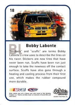 2009 Wheels Element - Radioactive #18 Bobby Labonte Back