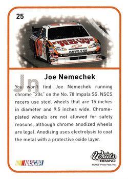 2009 Wheels Element - Radioactive #25 Joe Nemechek Back