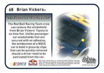 2009 Wheels Element - Radioactive #68 Brian Vickers' Car Back