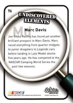 2009 Wheels Element - Radioactive #96 Marc Davis Back