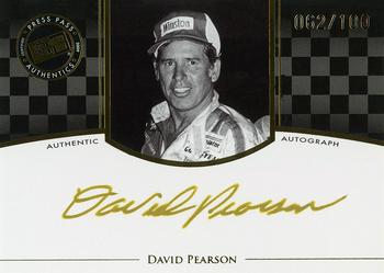 2009 Press Pass Legends - Autographs Gold #NNO David Pearson Front