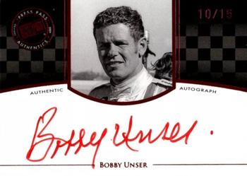 2009 Press Pass Legends - Autographs Red #NNO Bobby Unser Front