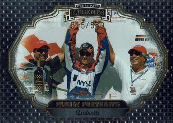 2009 Press Pass Legends - Family Portraits #FP9 Andretti Family Front