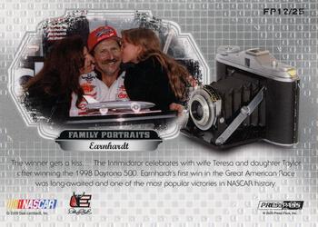 2009 Press Pass Legends - Family Portraits #FP12 Earnhardt Family Back