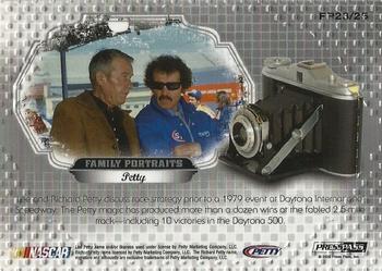 2009 Press Pass Legends - Family Portraits #FP23 Petty Family Back