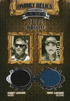2009 Press Pass Legends - Family Relics Silver #FR-La2 Terry Labonte / Bobby Labonte Front