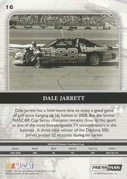 2009 Press Pass Legends - Gold #16 Dale Jarrett Back