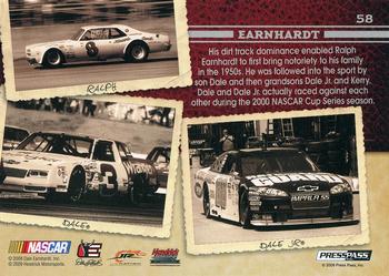 2009 Press Pass Legends - Gold #58 Ralph Earnhardt/Dale Earnhardt/Dale Earnhardt Jr. Back