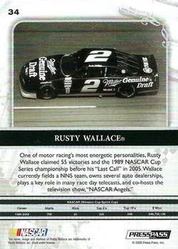 2009 Press Pass Legends - Solo #34 Rusty Wallace Back