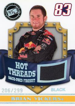 2009 Press Pass Premium - Hot Threads #HT-BV Brian Vickers Front