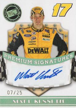 2009 Press Pass Premium - Premium Signatures Gold #NNO Matt Kenseth Front