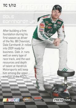 2009 Press Pass Premium - Top Contenders #TC 1 Dale Earnhardt Jr. Back