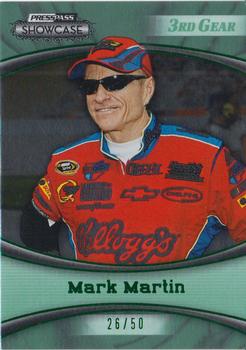 2009 Press Pass Showcase - 3rd Gear #6 Mark Martin Front