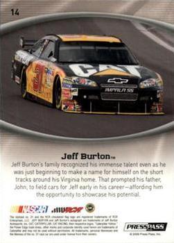 2009 Press Pass Showcase - 3rd Gear #14 Jeff Burton Back