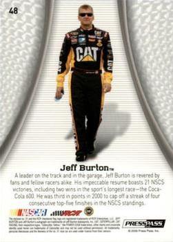2009 Press Pass Showcase - 4th Gear #48 Jeff Burton Back