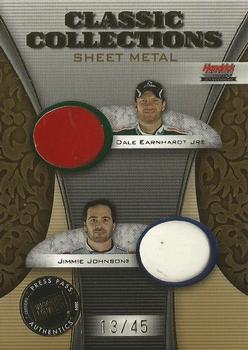 2009 Press Pass Showcase - Classic Collections Sheet Metal #CCS-3 Dale Earnhardt Jr. / Jimmie Johnson Front