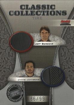 2009 Press Pass Showcase - Classic Collections Tire #CCT-4 Jeff Gordon / Jimmie Johnson Front