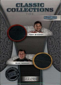 2009 Press Pass Showcase - Classic Collections Tire #CCT-9 Tony Stewart / Ryan Newman Front