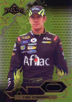 2009 Press Pass Stealth - Chrome Brushed Metal #10 Carl Edwards Front