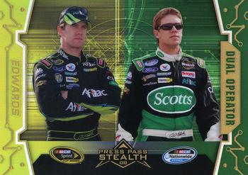2009 Press Pass Stealth - Chrome Gold #71 Carl Edwards Front