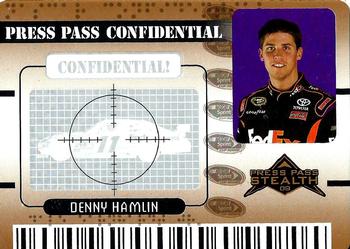 2009 Press Pass Stealth - Press Pass Confidential Confidential! #PC 2 Denny Hamlin Front